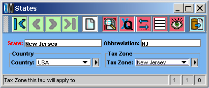 States Catalog with Tax Zone States Catalog with Tax Zone option