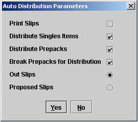 Autodistribution parameters 2
